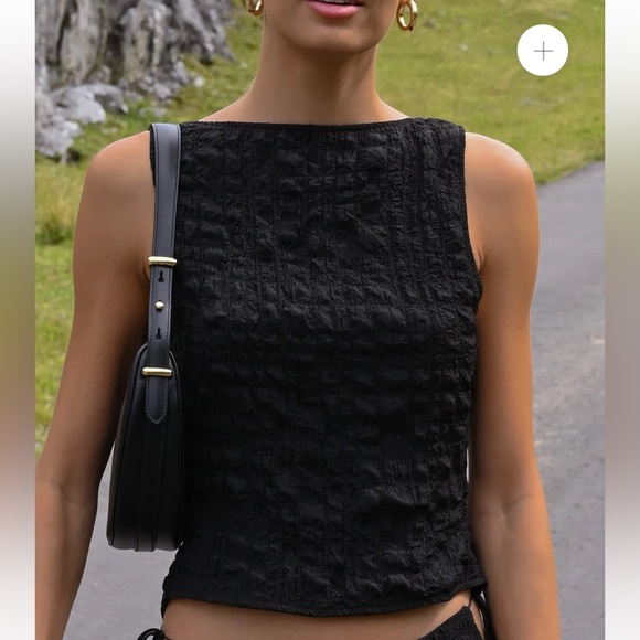 Yllw The Label - Tatum Bubble Tie Vest cream - Picture 7 of 7